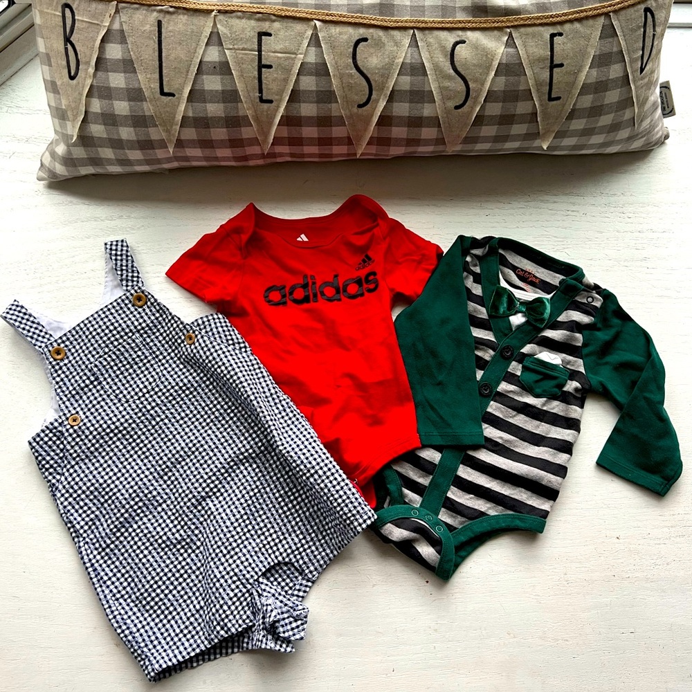 12M baby boy 3 tops bundle